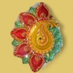 Colorful Tray Diya