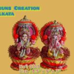 Exclusive clay Laxmi Ganesh murti