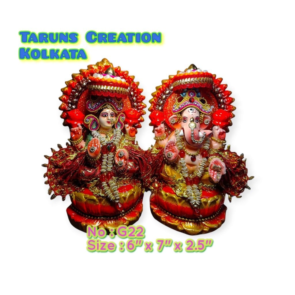 Exclusive clay Laxmi Ganesh murti Exclusive clay Laxmi Ganesh murti